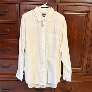 Gap “The BIG Shirt” White Button Down, Large Tall